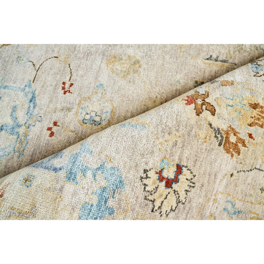 Essex Rug - Tan, Blue, Rust by Exquisite Rugs in tan/blue/rust. Made from unique in a unique style.