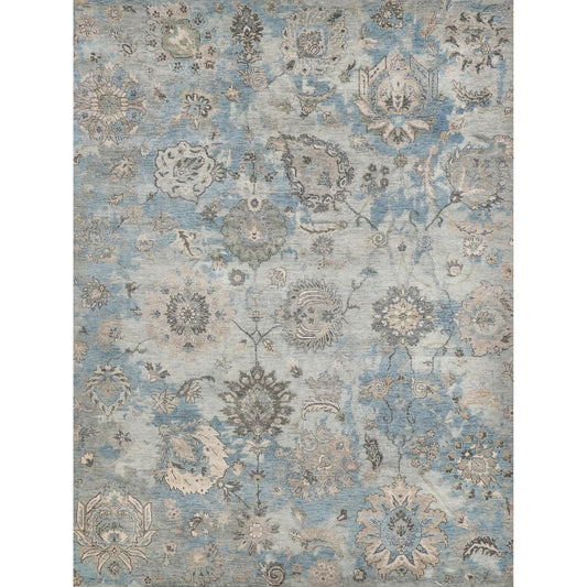 Essex 4033 Rug by Exquisite Rugs in ivory, light blue, multi. Made from new zealand wool in a unique style.