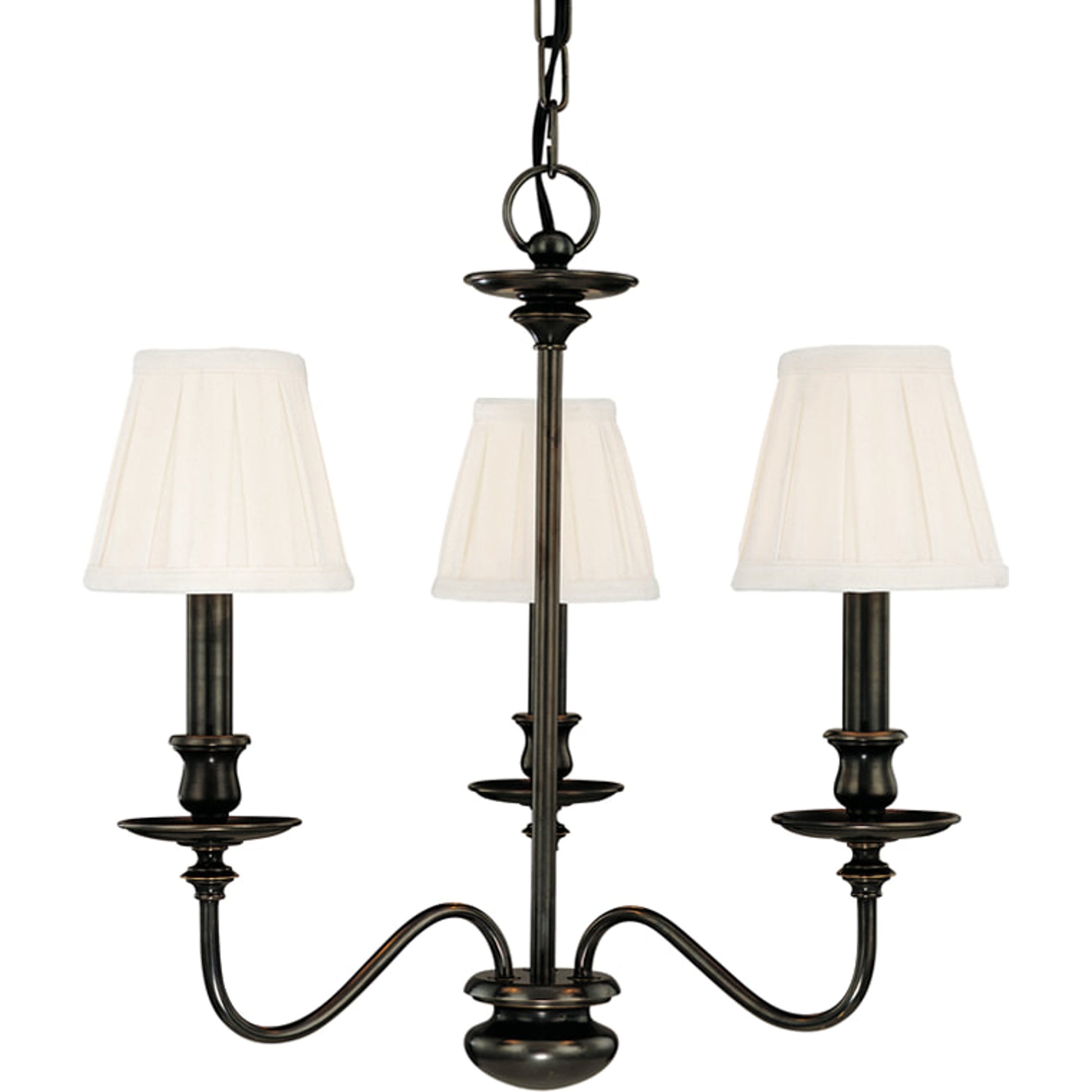 Menlo Park Chandelier by Hudson Valley in aged brass. Made from brass in a traditional style.