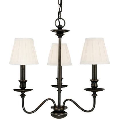 Menlo Park Chandelier by Hudson Valley in aged brass. Made from brass in a traditional style.