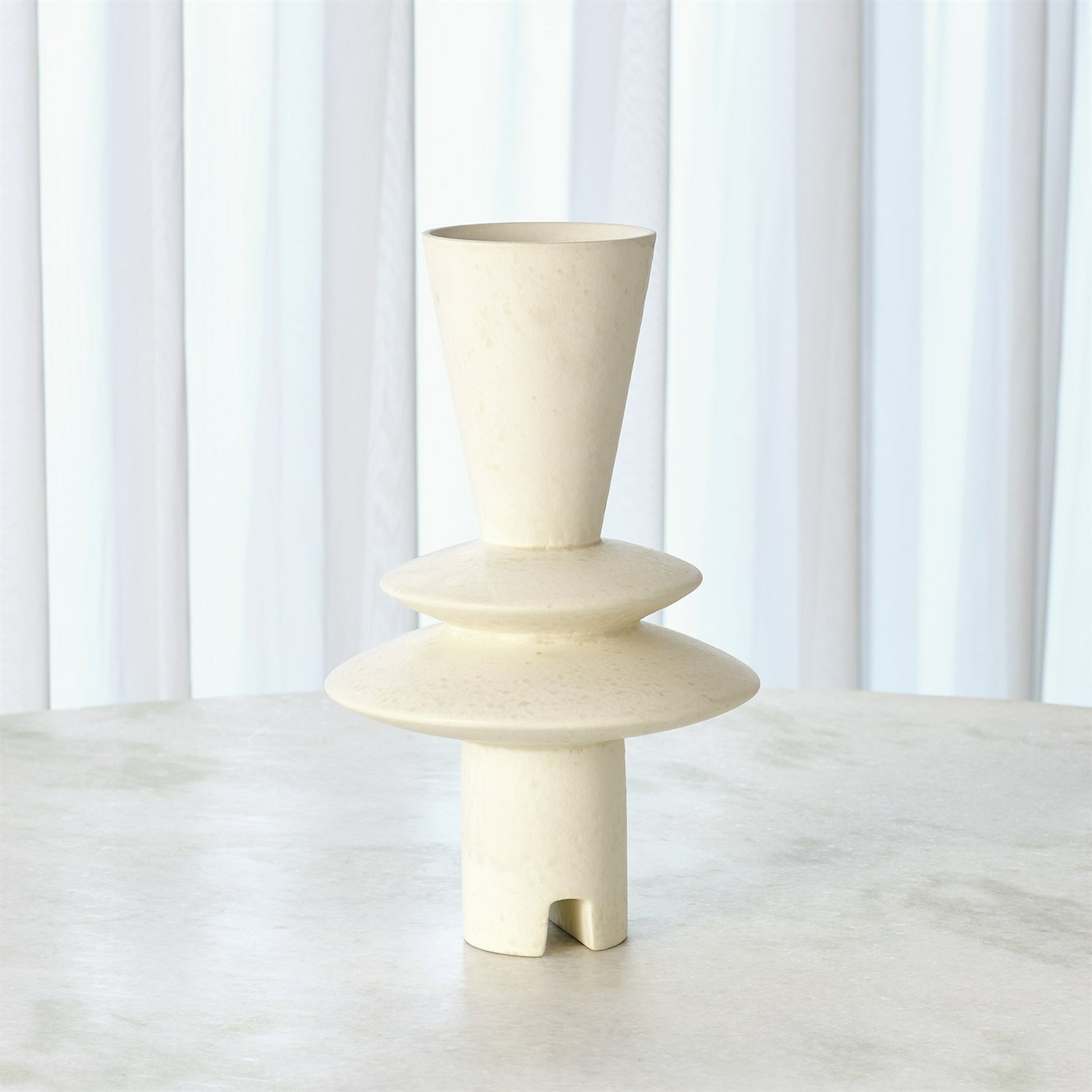 Adelyn Geometric Vase by Global Views. Made from ceramic in a eclectic & global style.