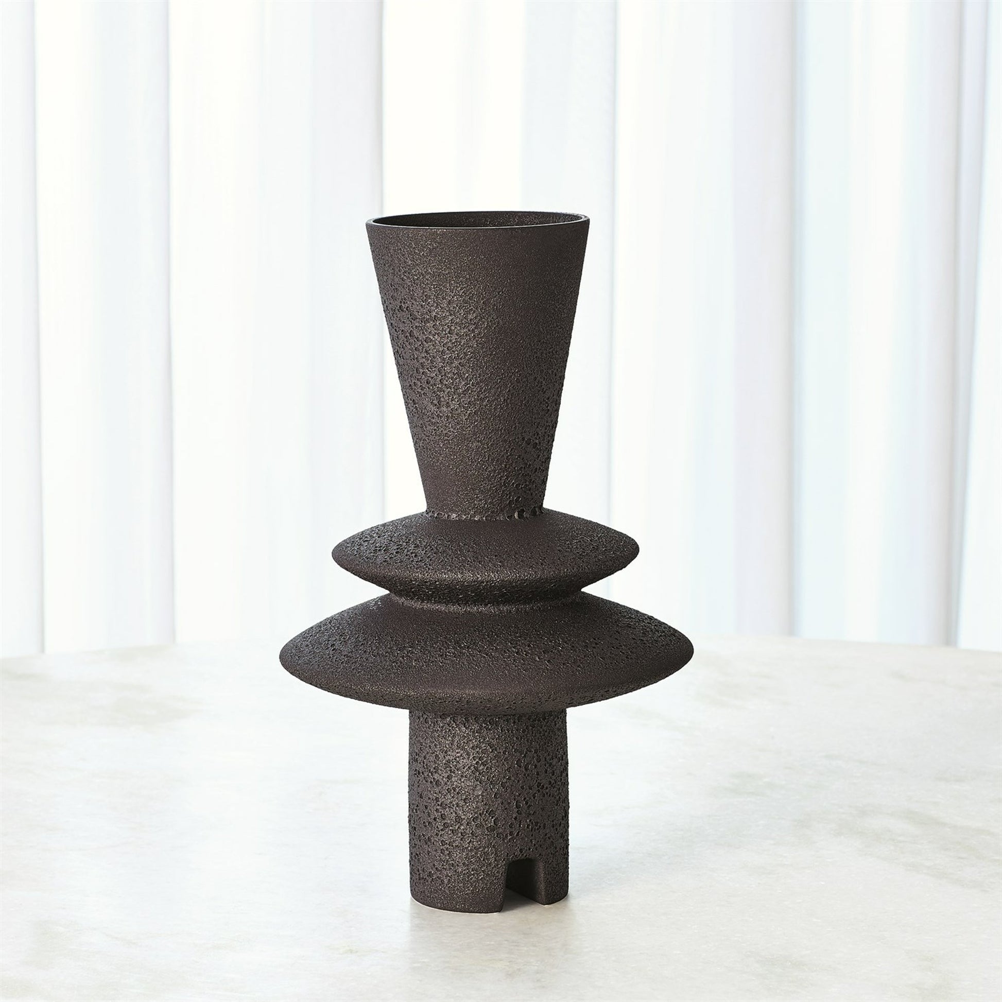 Adelyn Geometric Vase by Global Views. Made from ceramic in a eclectic & global style.