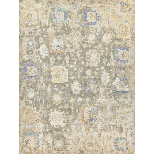Essex Rug - Brown, Gray, Blue by Exquisite Rugs in brown/gray/blue. Made from unique in a unique style.