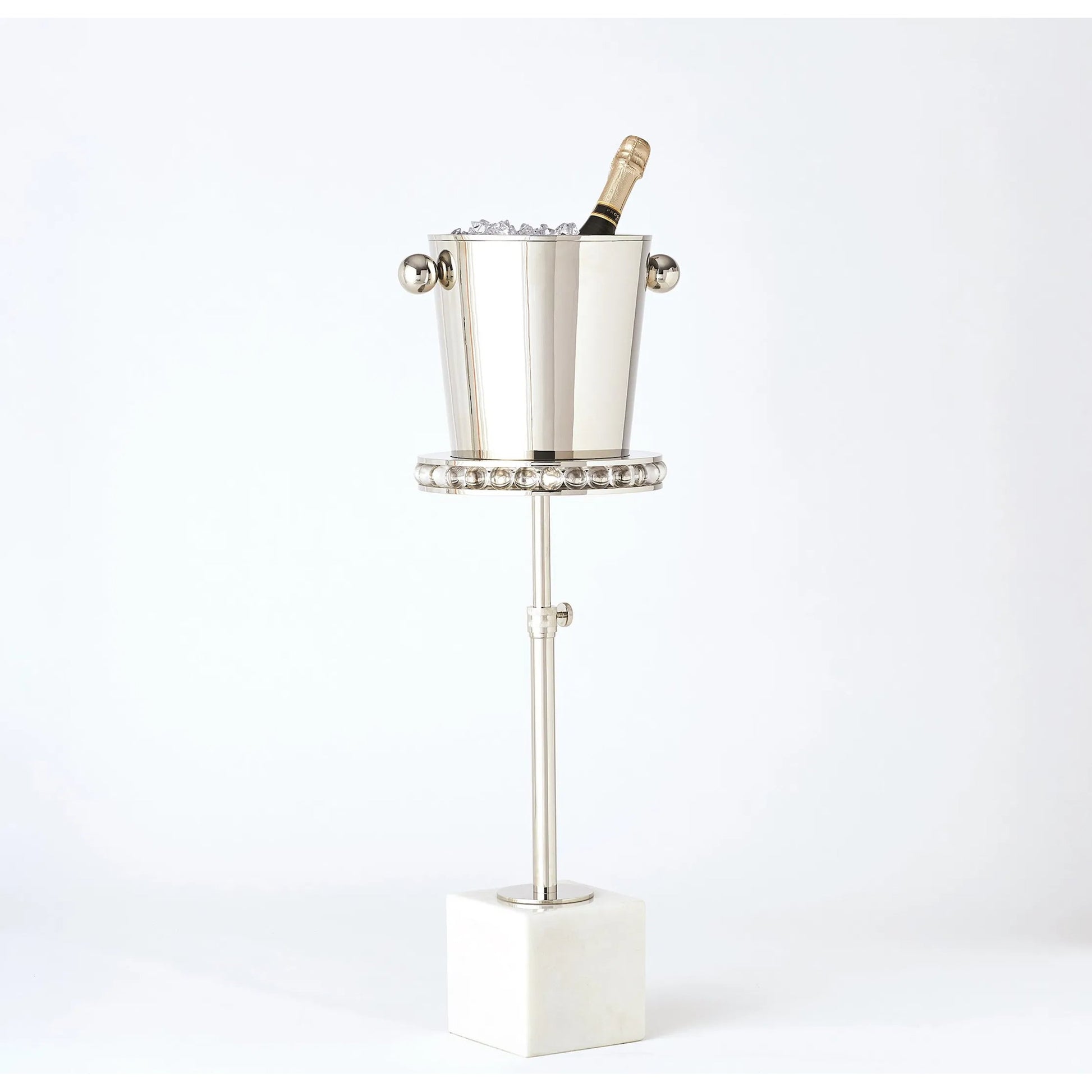 Margot Champagne Bucket by Global Views. Made from brass, stainless steel in a transitional style.