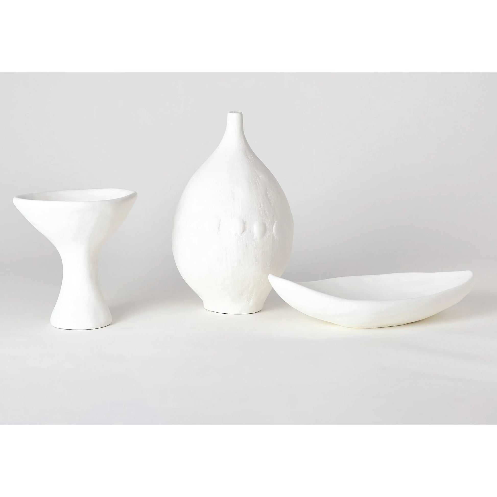 Modernist Urn by Global Views. Made from plaster in a eclectic & global style.