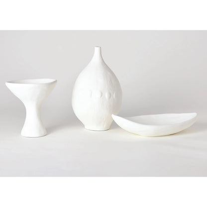 Modernist Urn by Global Views. Made from plaster in a eclectic & global style.