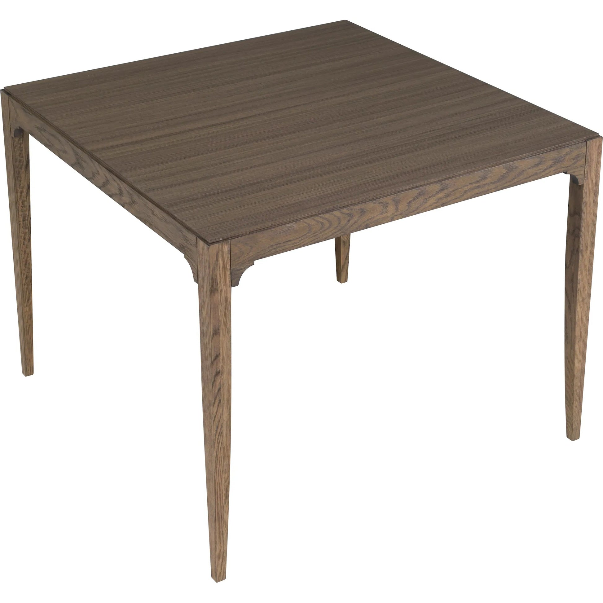 Callahan Laminate Activity Table by Fairfield Chair in brown and louve. Made from high pressure laminate, red oak solids, veneers in a unique style.