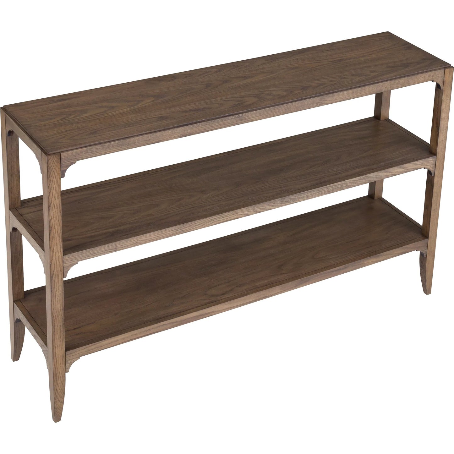 005 SI-2635708 | Additional Silo | Callahan Console Table by Fairfield Chair in brown and louve. Made from high pressure laminate, red oak solids, veneers in a unique style.