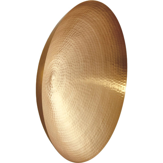Indira Wall Bowl by Global Views. Made from brass in a modern style.