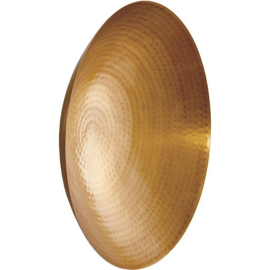 Indira Wall Bowl by Global Views. Made from brass in a modern style.