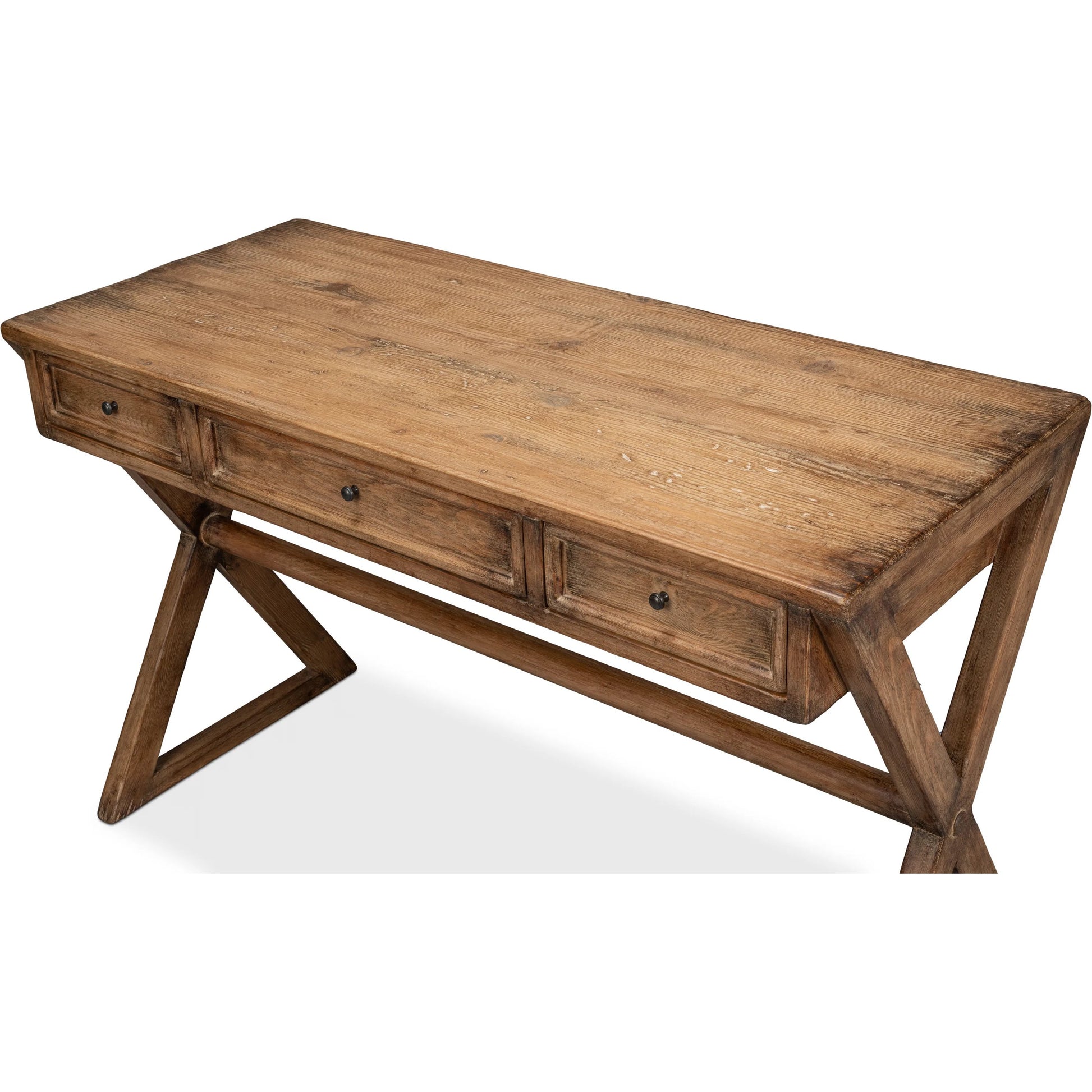 Kitchen Desk by Sarreid Ltd.. Made from reclaimed fir in a transitional style.