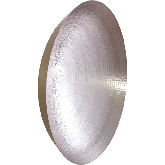 Indira Wall Bowl by Global Views. Made from brass in a modern style.