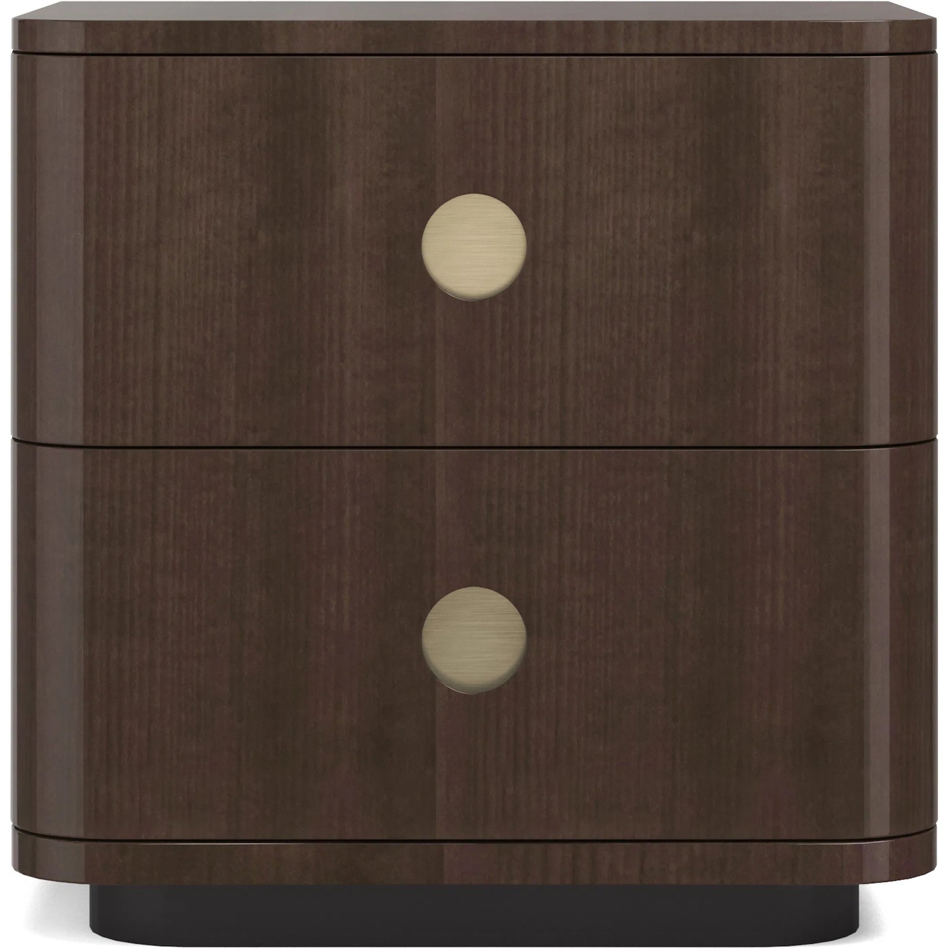 Bachelor Small Nightstand by Caracole in otter gloss. Made from unique in a traditional style.