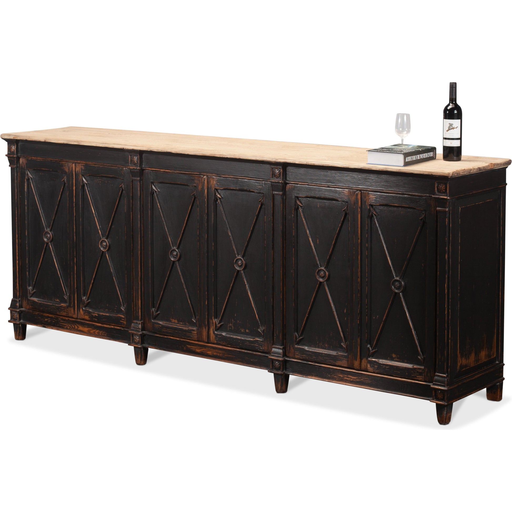 Marksman Cabinet II by Sarreid Ltd.. Made from unique in a traditional style.