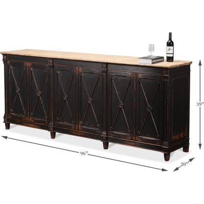 Marksman Cabinet II by Sarreid Ltd.. Made from unique in a traditional style.