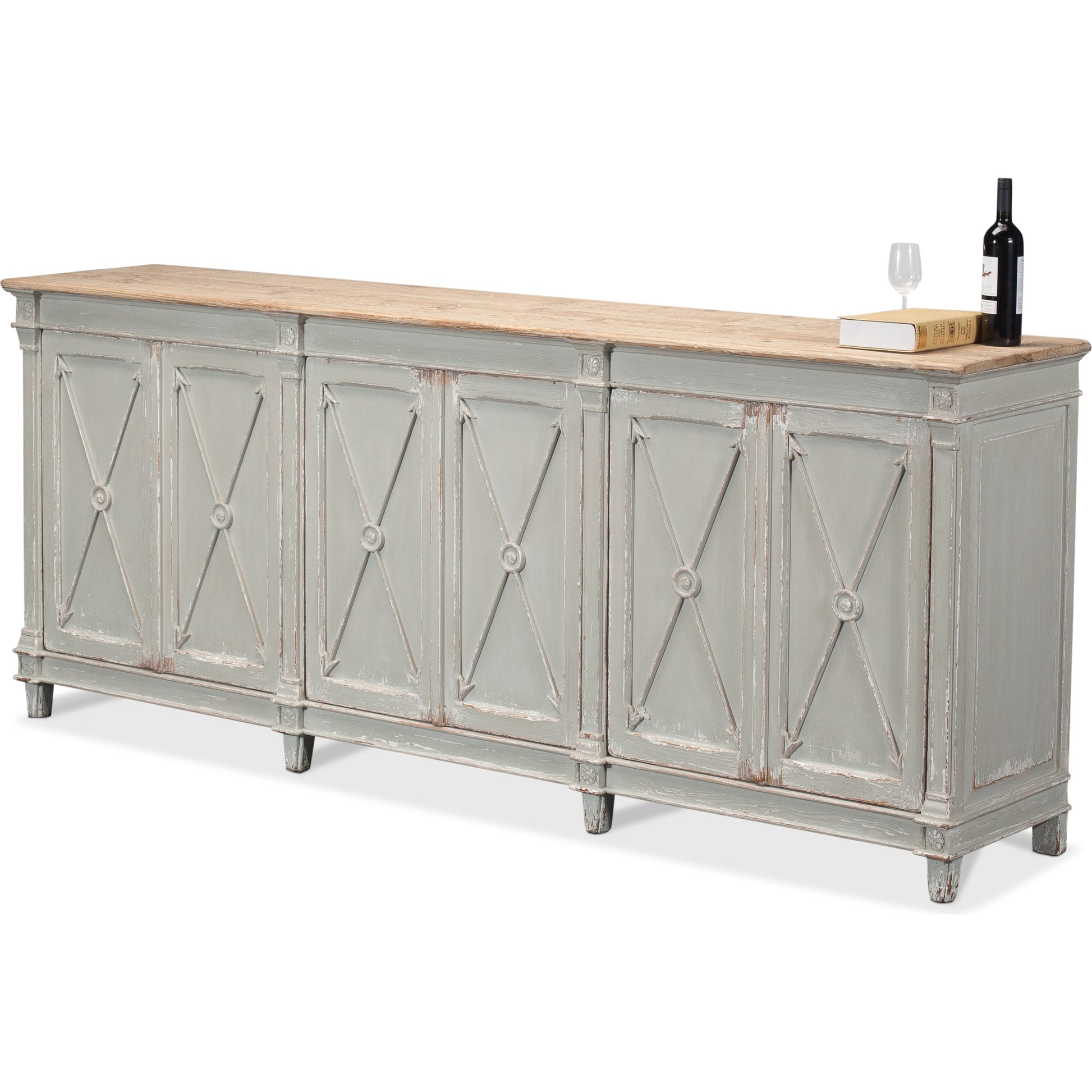 Marksman Cabinet II by Sarreid Ltd.. Made from unique in a traditional style.