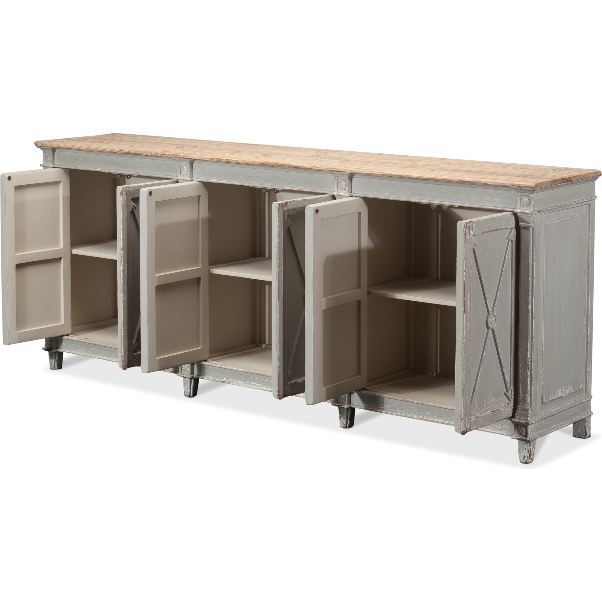 Marksman Cabinet II by Sarreid Ltd.. Made from unique in a traditional style.