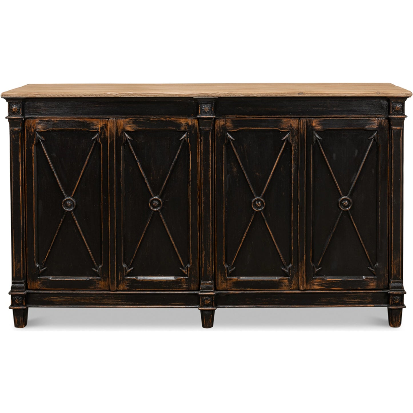 037 SR-857866 | Additional Silo | Marksman Cabinet II by Sarreid Ltd.. Made from unique in a traditional style.