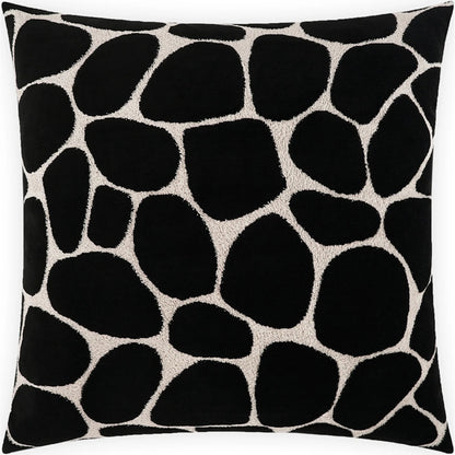 Kalani Pillow by DV Kap Home in onyx. Made from 59% viscose, 25% cotton, 16% polyester in a eclectic & global style.