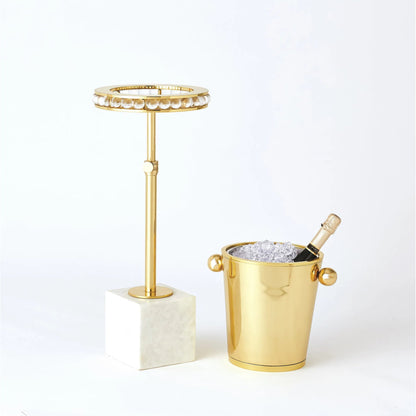 Margot Champagne Bucket by Global Views. Made from brass, stainless steel in a transitional style.