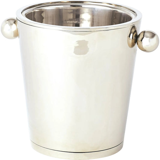 Margot Champagne Bucket by Global Views. Made from brass, stainless steel in a transitional style.