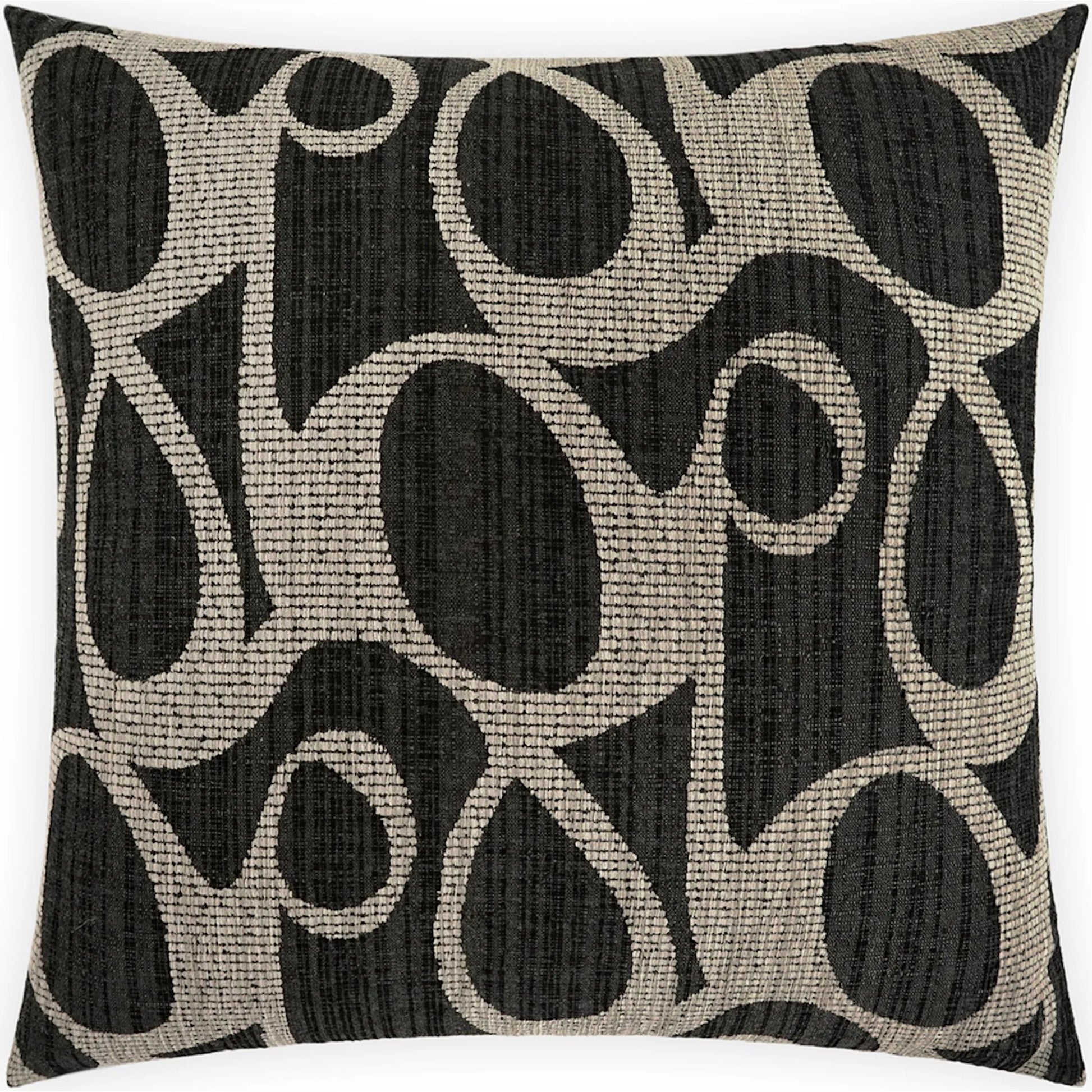 Chalamont Pillow by DV Kap Home. Made from 65% polyester, 21.74% polyester (uv), 9.94% pre-crcotn, 3.32% pcrpoly in a eclectic & global style.