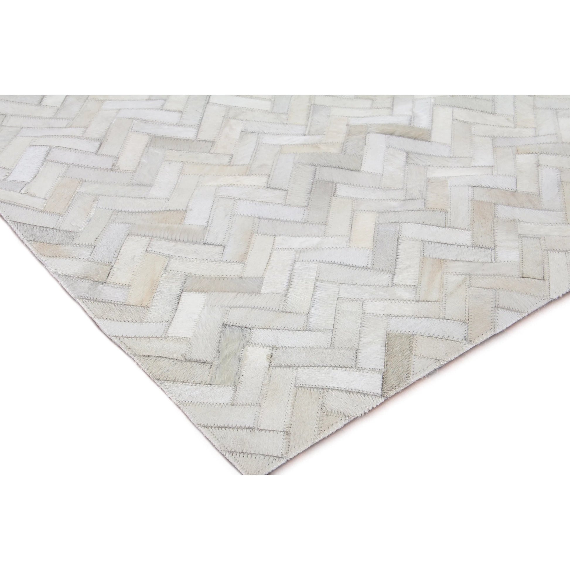 Mosaic Leather Rug by Exquisite Rugs. Made from leather hide in a unique style.