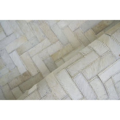Mosaic Leather Rug by Exquisite Rugs. Made from leather hide in a unique style.