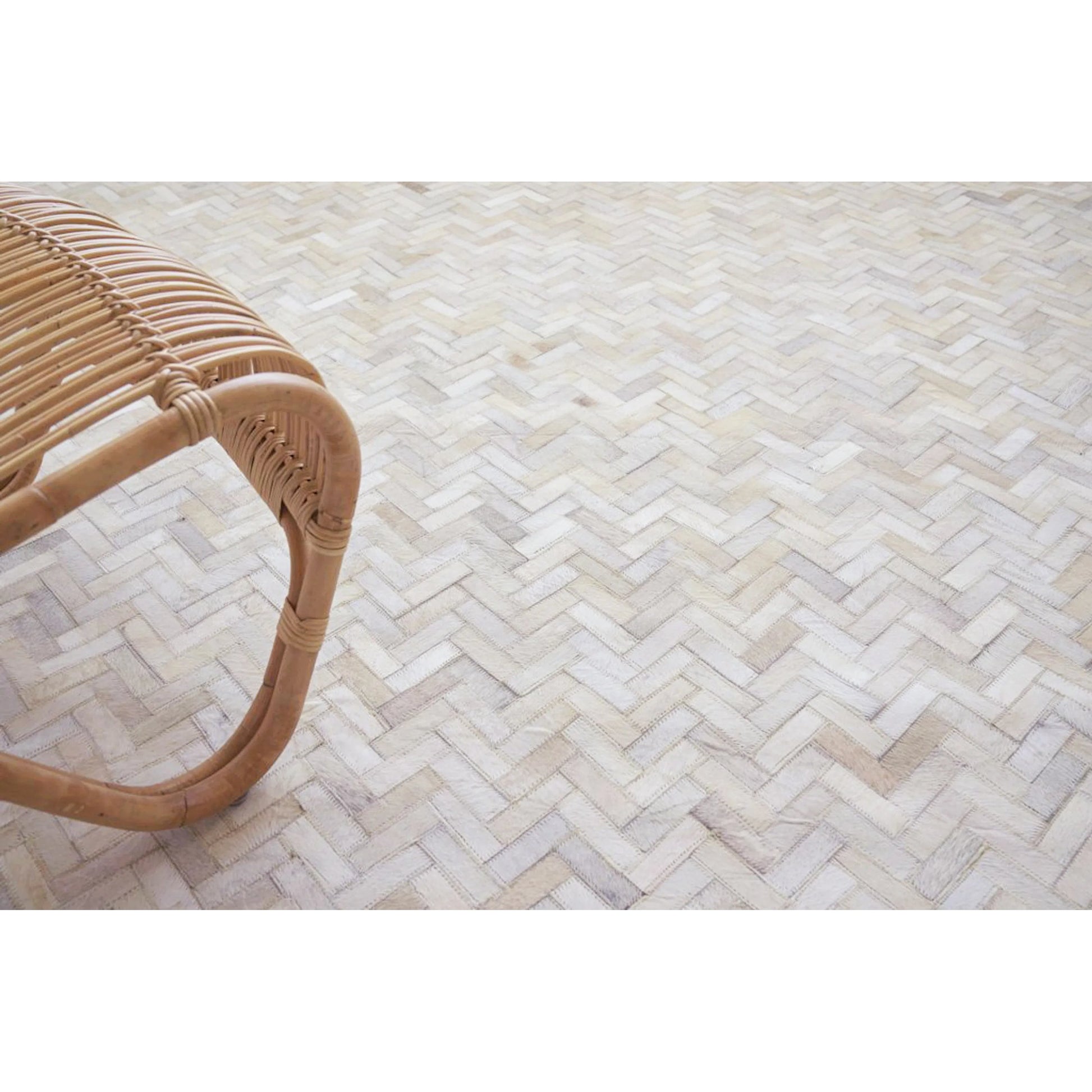 Mosaic Leather Rug by Exquisite Rugs. Made from leather hide in a unique style.