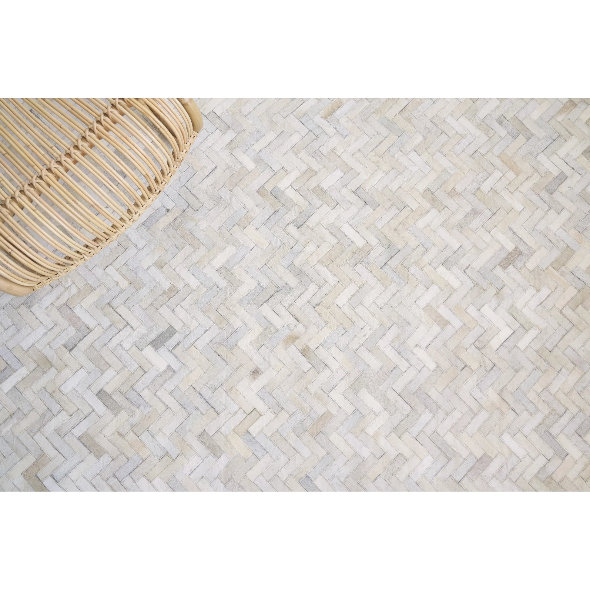 Mosaic Leather Rug by Exquisite Rugs. Made from leather hide in a unique style.