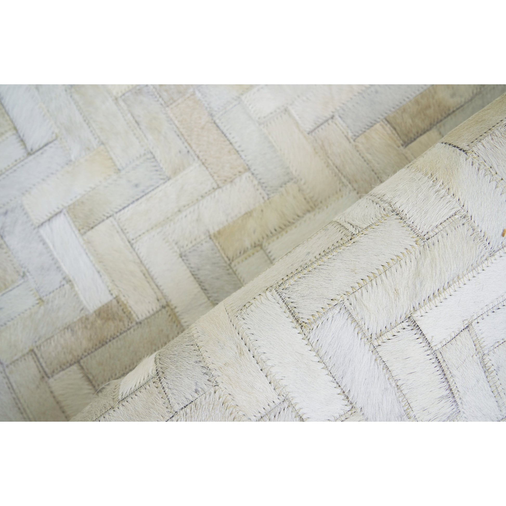 Mosaic Leather Rug by Exquisite Rugs. Made from leather hide in a unique style.