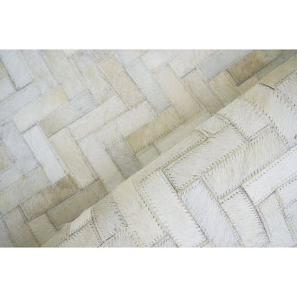 Mosaic Leather Rug by Exquisite Rugs. Made from leather hide in a unique style.