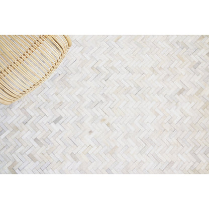 Mosaic Leather Rug by Exquisite Rugs. Made from leather hide in a unique style.