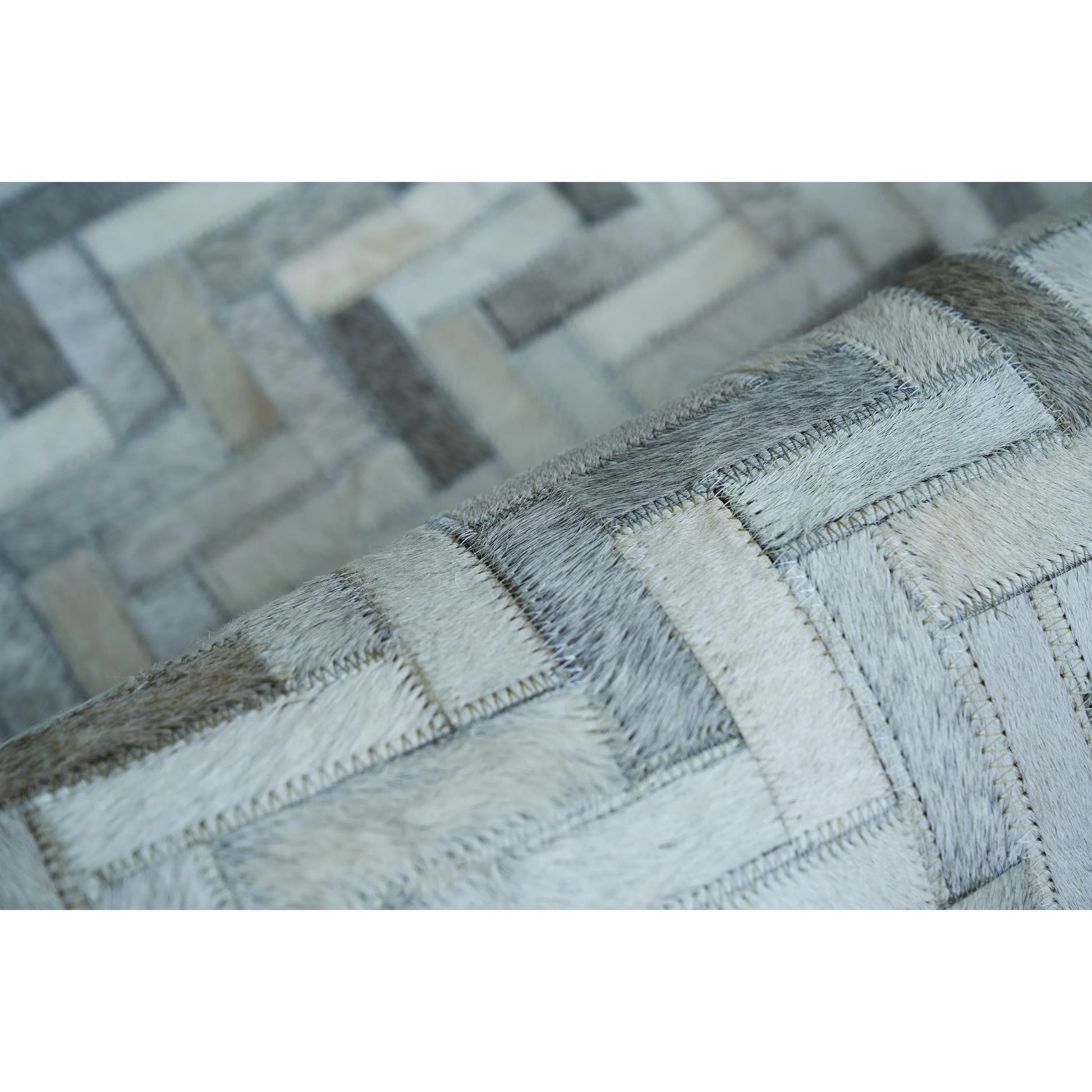 Mosaic Leather Rug by Exquisite Rugs. Made from leather hide in a unique style.