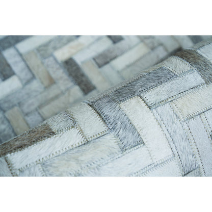 Mosaic Leather Rug by Exquisite Rugs. Made from leather hide in a unique style.
