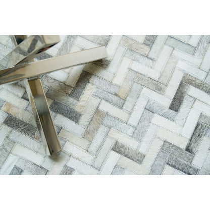 Mosaic Leather Rug by Exquisite Rugs. Made from leather hide in a unique style.