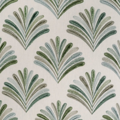 Aruba Pillow by DV Kap Home in beige, green. Made from 50% polyester, 50% cotton in a modern style.