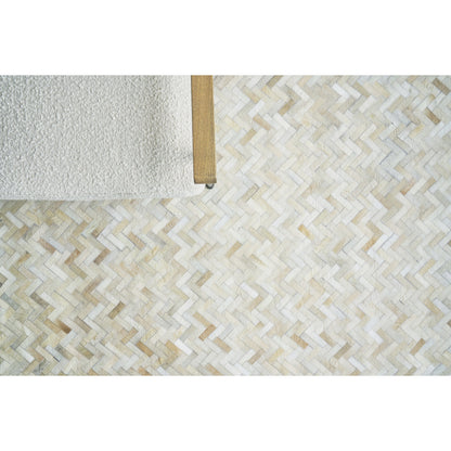 Mosaic Leather Rug by Exquisite Rugs. Made from leather hide in a unique style.