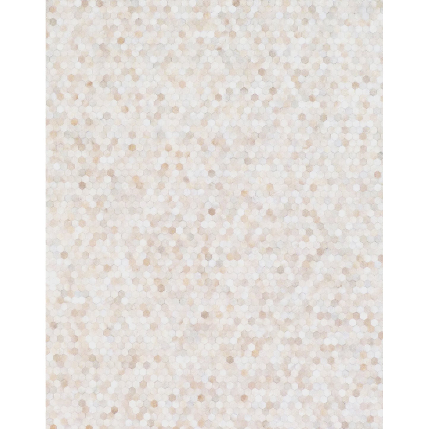 001 SI-1828885,SI-1828887 | Additional Silo | Mosaic Leather 4060 Rug by Exquisite Rugs in light beige. Made from leather hide in a unique style.