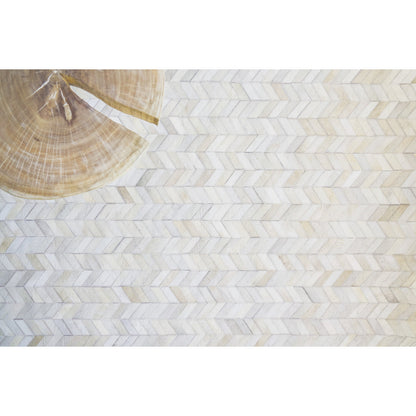 Mosaic Leather Rug by Exquisite Rugs. Made from leather hide in a unique style.