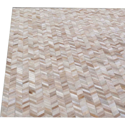 Mosaic Leather Rug by Exquisite Rugs. Made from leather hide in a unique style.