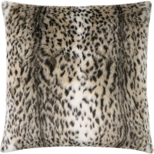 Ocelot Pillow by DV Kap Home in black. Made from 70% acrylic, 30% polyester in a unique style.