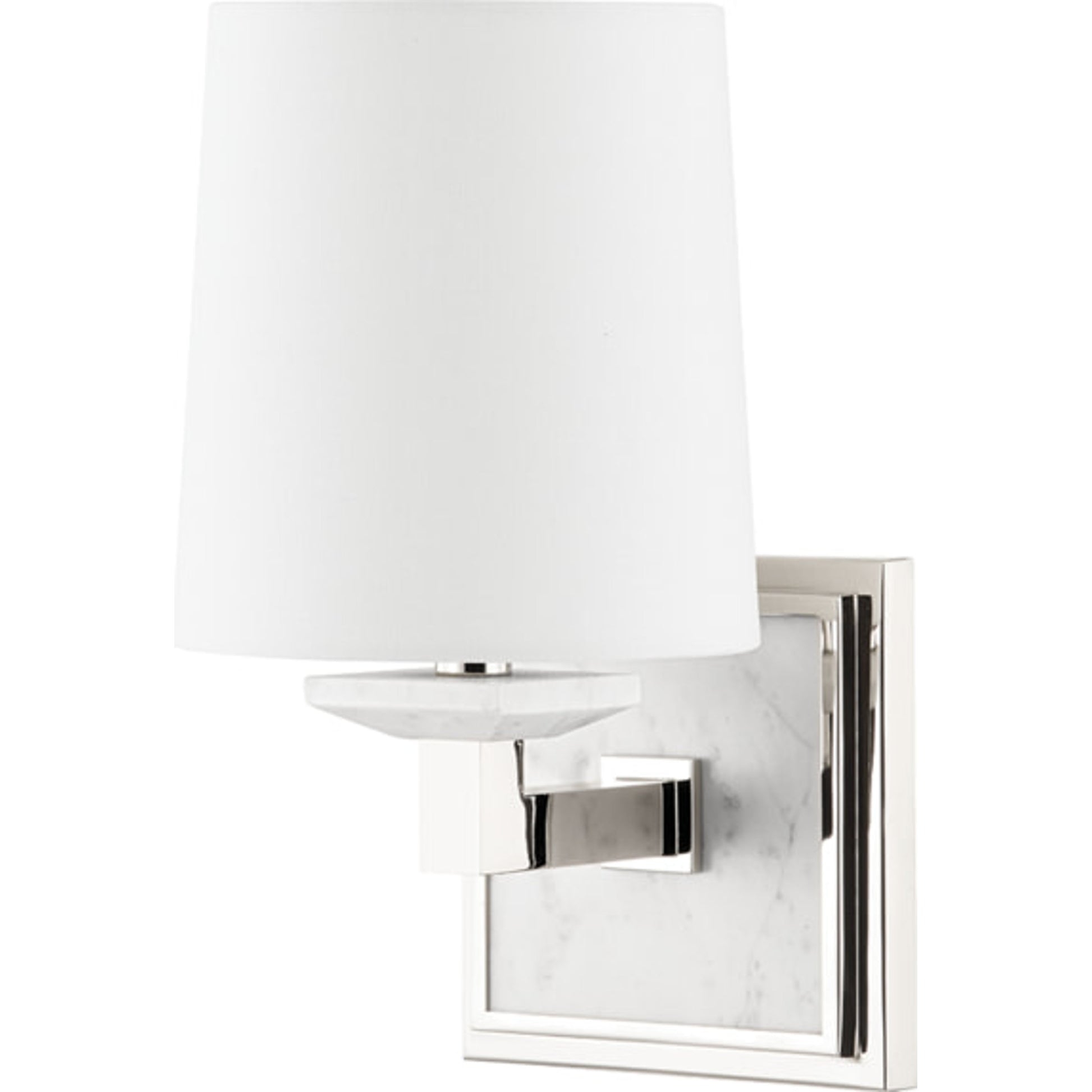 Elwood Bath Sconce by Hudson Valley in aged brass. Made from steel in a transitional style.