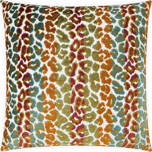 Zelda Pillow by DV Kap Home in multi. Made from 62% polyester, 35% viscose, 3% cotton in a unique style.