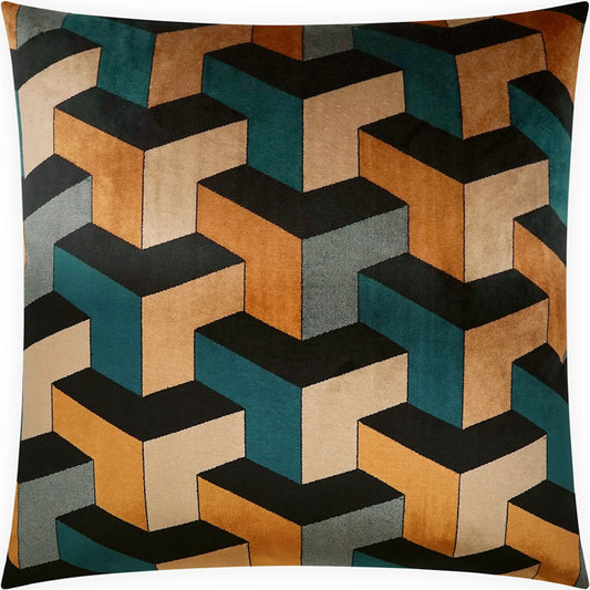 Escher Pillow by DV Kap Home in multi. Made from 100% polyester in a unique style.