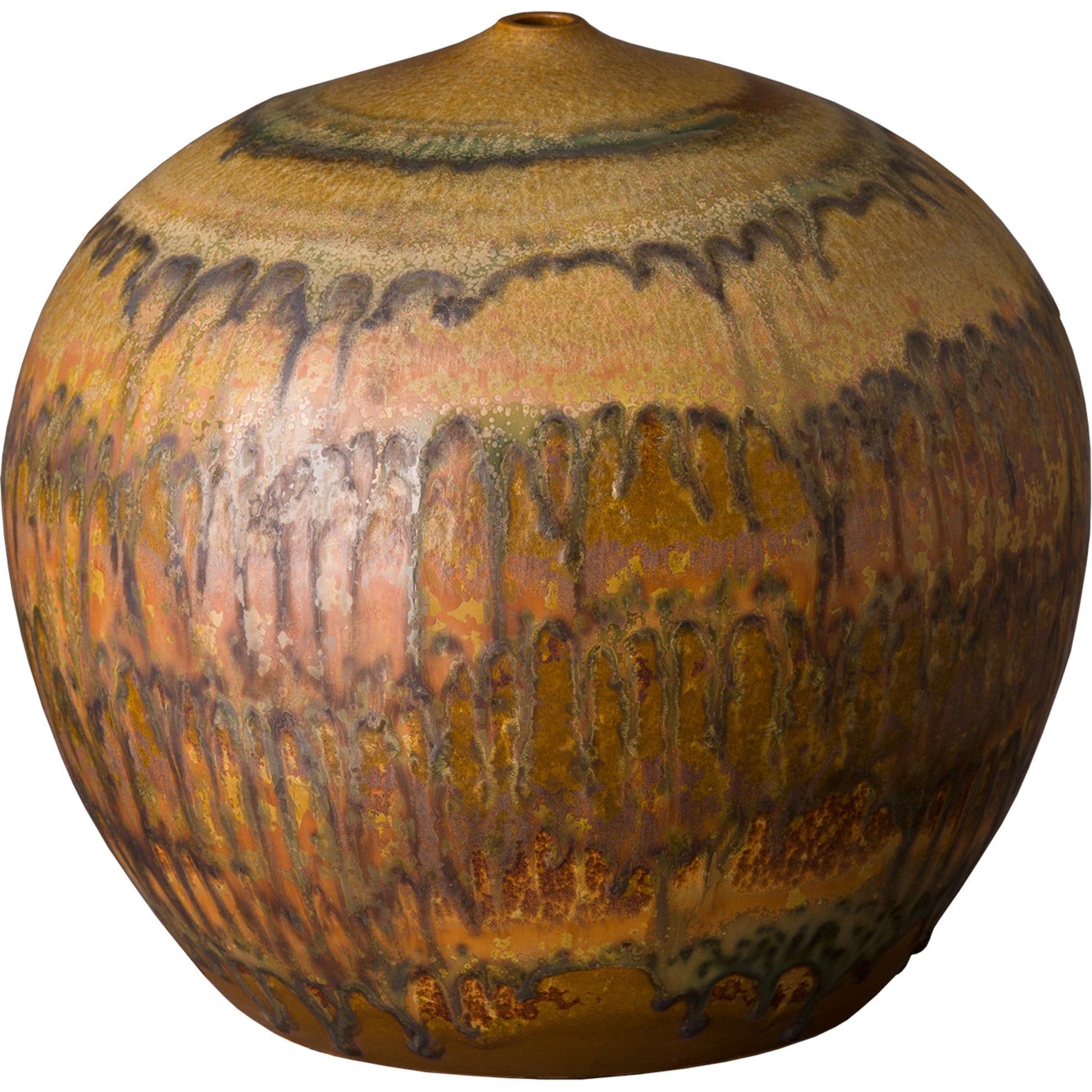 11.5 in. Cocoon Vase by Emissary. Made from unique in a transitional style.
