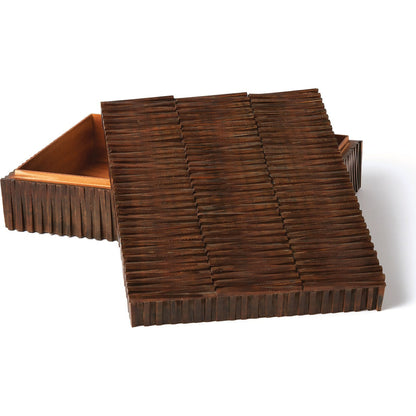 See Saw Box by Global Views. Made from buffalo horn in a eclectic & global style.