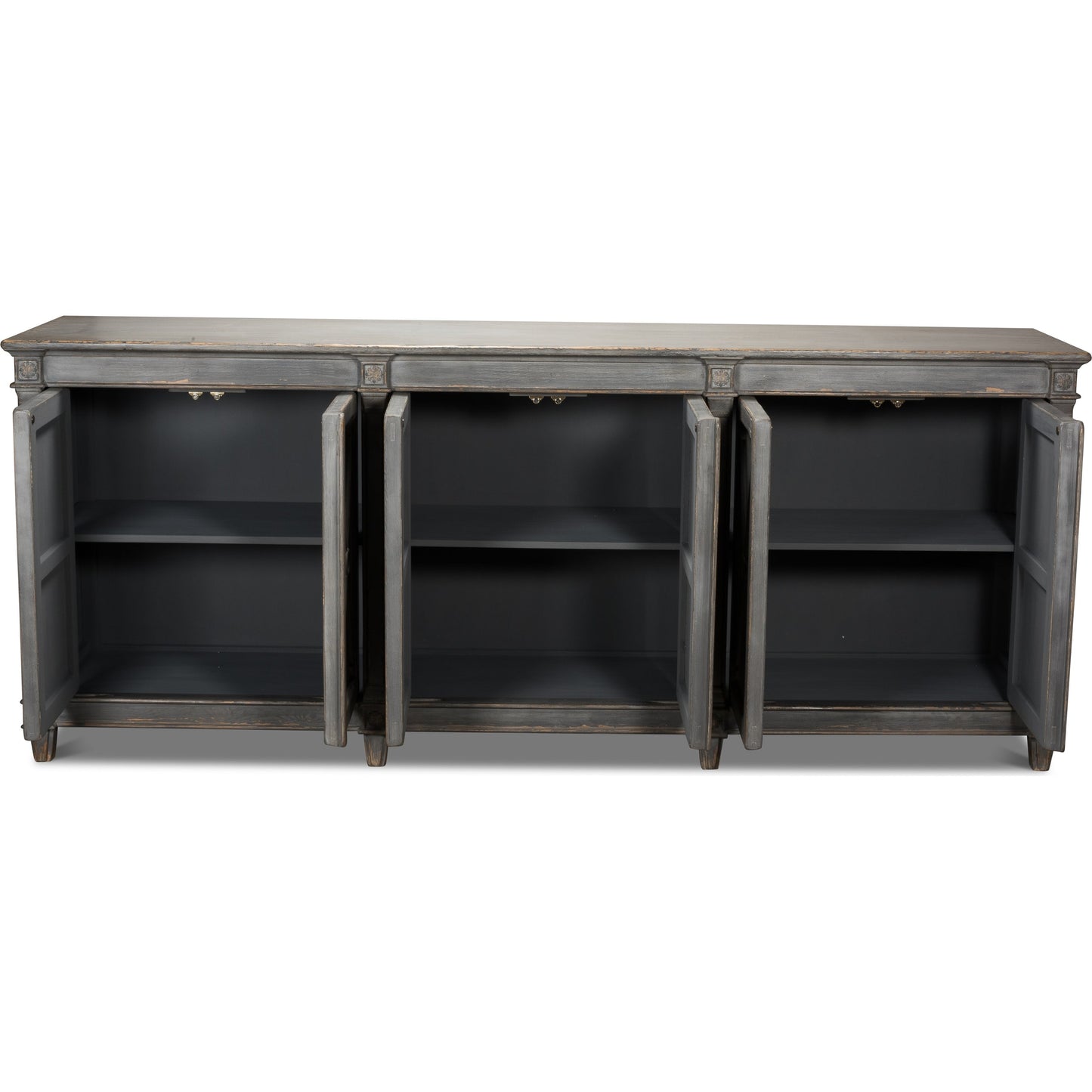 024 SR-857871 | Additional Silo | Marksman Cabinet II by Sarreid Ltd. in 3 removable shelves. Made from unique in a traditional style.