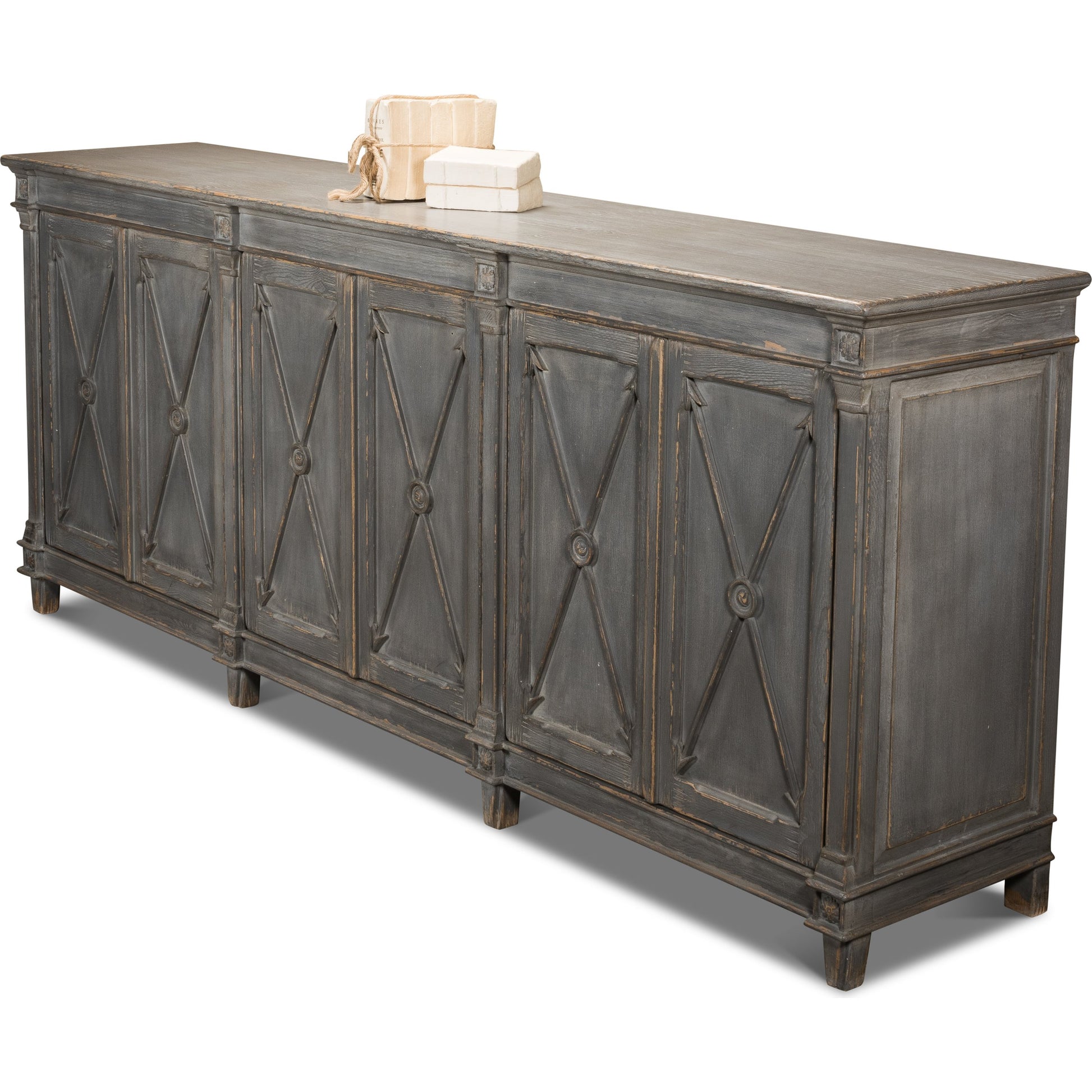 Marksman Cabinet II by Sarreid Ltd.. Made from unique in a traditional style.