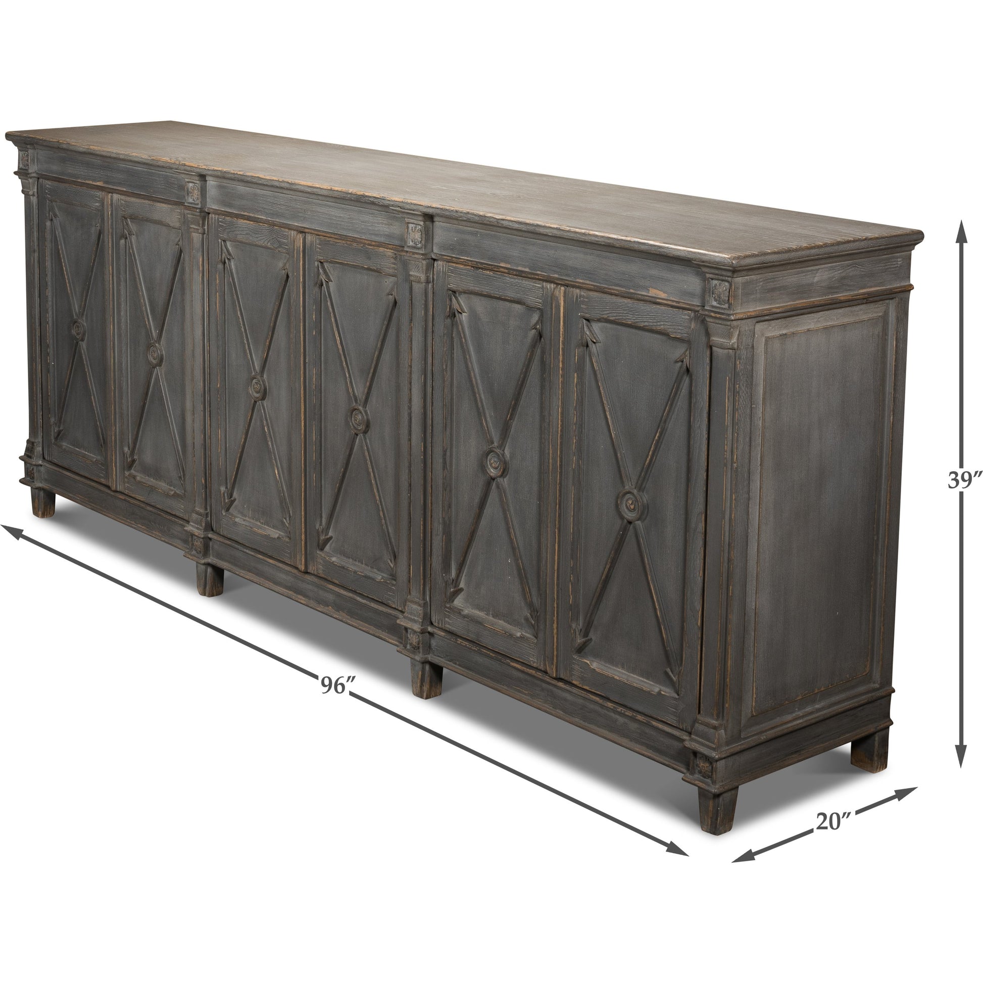 Marksman Cabinet II by Sarreid Ltd.. Made from unique in a traditional style.